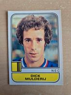 Panini Voetbal 82 Dick Mulderij NEC, Verzamelen, Sportartikelen en Voetbal, Ophalen of Verzenden, Zo goed als nieuw, Overige binnenlandse clubs