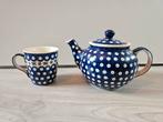 Bunzlau Boleslawiec Theepot en Theemok, Ophalen of Verzenden, Nieuw, Overige stijlen, Overige typen