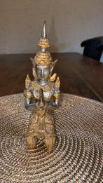 Tempelwachter brons 15cm, Huis en Inrichting, Woonaccessoires | Boeddhabeelden, Ophalen of Verzenden, Zo goed als nieuw
