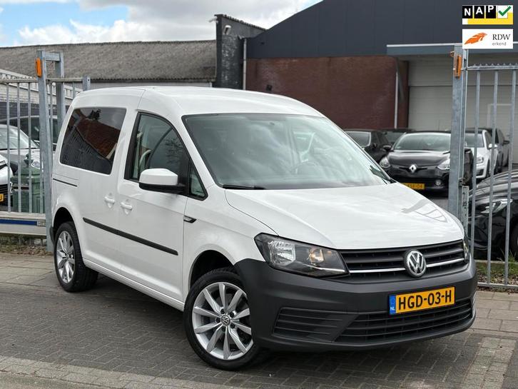 Volkswagen Caddy 1.4 TSI Trendline | 5 Persoons | 17” LMV, Auto's, Volkswagen, Bedrijf, Te koop, Overige modellen, Airbags, Bluetooth
