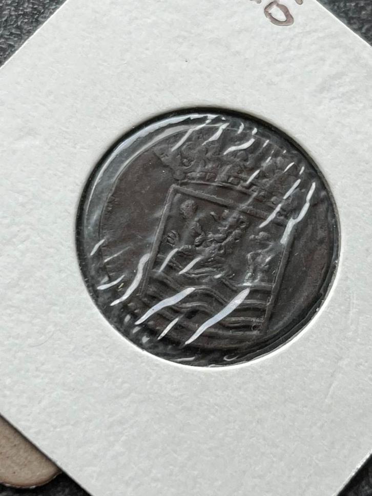 Zeeland VOC duit 1736, Postzegels en Munten, Munten | Nederland, Overige waardes, Vóór koninkrijk, Ophalen of Verzenden