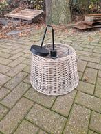 Rieten Hanglamp, Huis en Inrichting, Overige materialen, Gebruikt, Ophalen of Verzenden, Landelijk