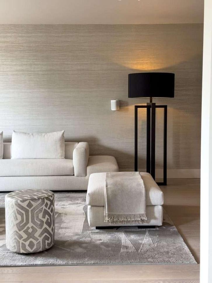 Luxe Design - Vloerlamp -  41x41x143 cm zwart Diga Colmore, Huis en Inrichting, Lampen | Vloerlampen, Nieuw, 100 tot 150 cm, Metaal