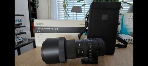 Sigma 150-600mm F5-6.3 DG OS HSM | Canon, Audio, Tv en Foto, Fotografie | Lenzen en Objectieven, Zo goed als nieuw, Telelens, Zoom