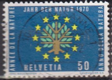 Zwitserland 1970 Jaar van de Natuur boom beschikbaar voor biedingen