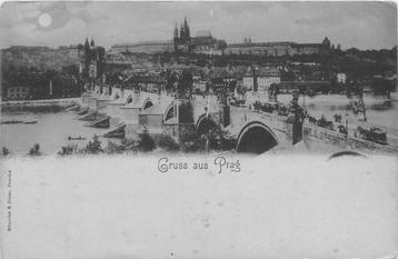 (379-027-009) Prag Praha Mondscheinkarte beschikbaar voor biedingen