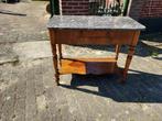 Antieke Biedermeier mahonie sidetable met marmeren blad., Antiek en Kunst, Antiek | Meubels | Tafels, Ophalen