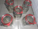 Weckflessen 5 stuks, Huis en Inrichting, Ophalen, Nieuw, Glas, Pot, Bus of Blik