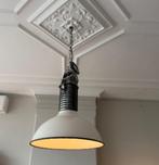 Philips Vintage Fabriekslamp XXL (Wit), Huis en Inrichting, Lampen | Hanglampen, Ophalen, Gebruikt, Industrieel, Metaal