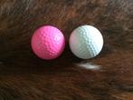 golf bal - twee stuks - wit en roze, Ophalen of Verzenden, Zo goed als nieuw, Bal(len)