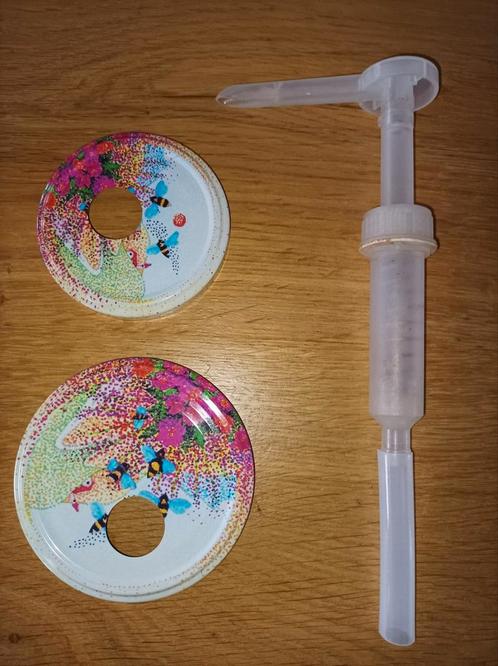 Dispenser honing honingpot pomp imker imkerij honingbij, Dieren en Toebehoren, Insecten en Spinnen, Bijen