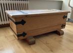 TEKOOP EIKEN DEKENKIST, Ophalen, Gebruikt, 50 tot 100 cm, Eikenhout