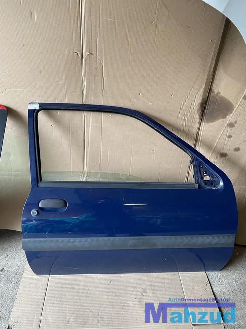 FORD FIESTA 4 BLAUW T0 TO rechts rechter voor deur portier, Auto-onderdelen, Carrosserie en Plaatwerk, Deur, Ford, Gebruikt, Ophalen of Verzenden