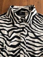 Zebra-blouse zwart-wit van Mooij 38 als nieuw, Kleding | Dames, Verzenden