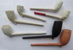 7 stuks Complete kleipijpen, Ophalen of Verzenden, Zo goed als nieuw, Sigarenbandjes