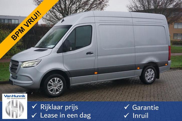 Mercedes-Benz Sprinter 319CDI Select L2H2 BPM VRIJ! 10.25" M, Auto's, Bestelauto's, Bedrijf, Te koop, ABS, Achteruitrijcamera