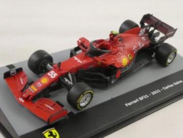 39571: Ferrari SF21 - Carlos Sainz - 2021 - Atlas 1:43 beschikbaar voor biedingen