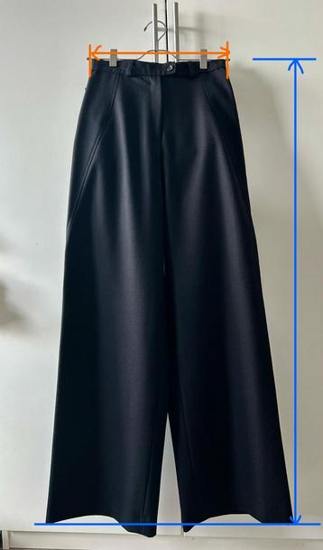 Elegant wide leg black pants beschikbaar voor biedingen