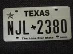 Kentekenplaat licenseplate Texas USA, Verzenden, Gebruikt, Auto's