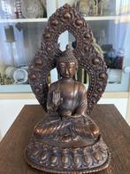 Siddharta Gautama op altaar 20 cm, Antiek en Kunst, Antiek | Koper en Brons, Ophalen of Verzenden, Brons