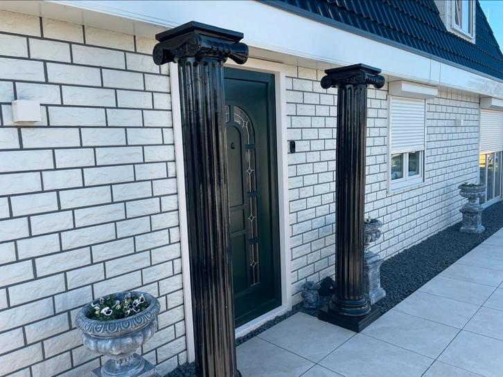 2 zware kunststof pilaren voor bijv veranda/overkapping, Tuin en Terras, Overkappingen, Zo goed als nieuw, Veranda, Ophalen