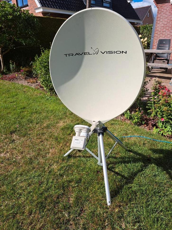Travel Vision R6-65 automatische schotelontvanger, Audio, Tv en Foto, Schotelantennes, Gebruikt, (Schotel)antenne, Overige merken