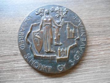 Beloningspenning ambtenaren 's-Gravenhage 1918-1944 beschikbaar voor biedingen