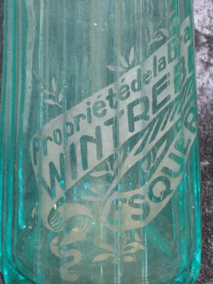 Wintrebert Esquerdes Vintage Sifon Spuitfles, Antiek en Kunst, Antiek | Glas en Kristal, Ophalen