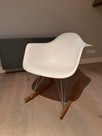 Vitra Eames RAR Schommelstoel, Ophalen, Kunststof, Wit, Zo goed als nieuw