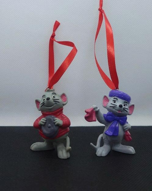 Disney De Reddertjes Rescuers set kerst ornamenten ornament, Verzamelen, Disney, Ophalen of Verzenden