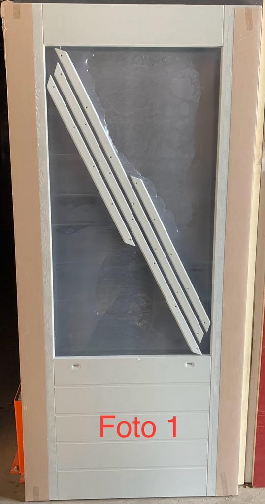 Nieuwe balkondeuren | binnendeuren merbau/meranti div. afm., Doe-het-zelf en Verbouw, Deuren en Horren, Nieuw, Buitendeur, 215 cm of meer