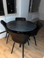 Eettafel + stoelen, Ophalen, Zo goed als nieuw, Rond, 50 tot 100 cm