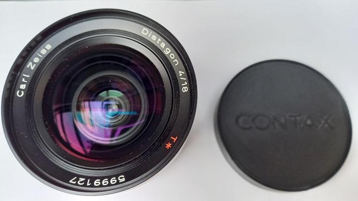 LENS CARL ZEISS CONTAX, Audio, Tv en Foto, Fotografie | Lenzen en Objectieven, Zo goed als nieuw, Groothoeklens, Ophalen of Verzenden