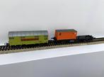 Lima wagons met gesloten wagon East Anglia Meat. ZELDZAAM!, Gebruikt, Gelijkstroom, Wagon, Ophalen of Verzenden