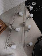 Plafondlamp met spots, Huis en Inrichting, Lampen | Plafondlampen, Ophalen, Gebruikt, Glas, Modern