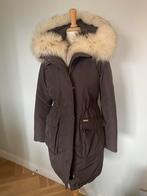 Woolrich Parka Maat S Chocoladebruin, Kleding | Dames, Ophalen, Zo goed als nieuw, Maat 36 (S), Bruin