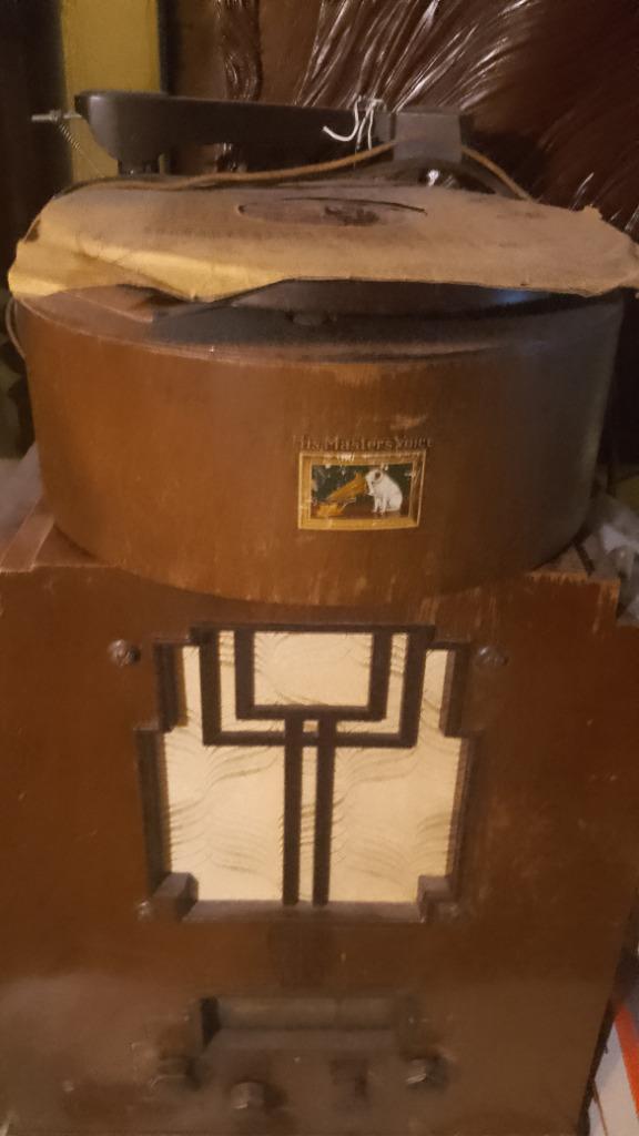 Eerste Elektrische pickup van His masters voice incl. Radio, Audio, Tv en Foto, Platenspelers, Gebruikt, Platenspeler, Overige merken