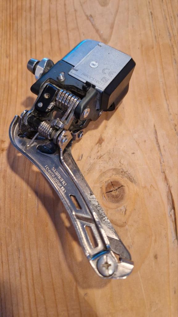 Dura-Ace FD-9070 Di2 Voorderailleur, Fietsen en Brommers, Fietsonderdelen, Gebruikt, Racefiets, Derailleur of Ketting, Ophalen of Verzenden