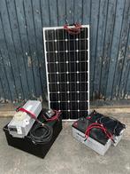 Offgrid Set | Accu's | Omvormer | Zonnepaneel | Laadregelaar, Ophalen, Gebruikt