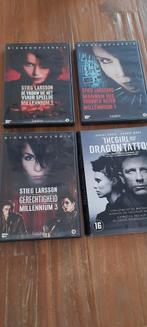 4 dvd's . Millennium trilogie + verfilming, Ophalen