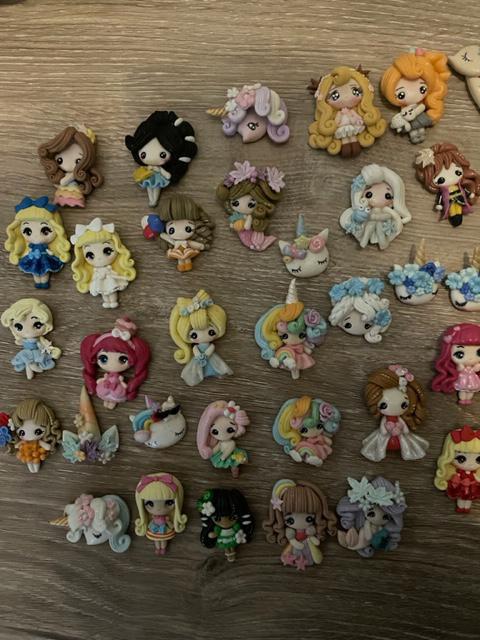 Fimo , klei poppetjes voor haarknipjes maken, Sieraden, Tassen en Uiterlijk, Uiterlijk | Haarverzorging, Nieuw, Ophalen of Verzenden