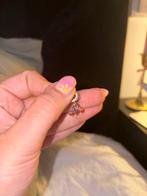 Pandora Dumbbell & Hart Bedel, Sieraden, Tassen en Uiterlijk, Bedels, Gebruikt, Pandora, Ophalen of Verzenden, 1 bedel