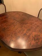 Antieke mahonie- en wortelnoot houten tafel, Ophalen