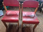 Kleuterstoeltjes - Opknapbeurt Nodig, Ophalen, Gebruikt, Twee, Vintage