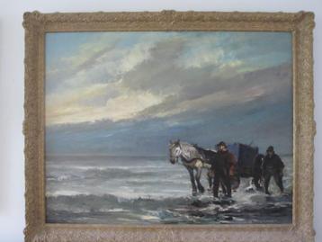 Cornelis de Bruin - Schelpenvissers (Nederland) beschikbaar voor biedingen