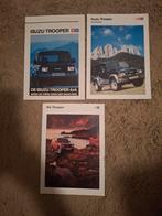 3x autofolder Isuzu Trooper, Verzenden, Zo goed als nieuw, Overige merken