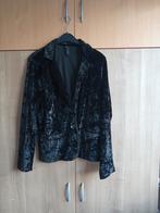 Feestelijk zwart fluwelen colbert/jasje NED maat XL, Zwart, Maat 46/48 (XL) of groter, Ophalen of Verzenden, Zo goed als nieuw
