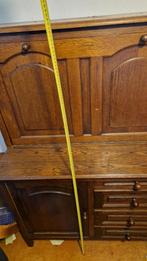 Eiken Buffetkast/Secretaire, Jaren '50-'70, Rustieke Stijl, Ophalen of Verzenden