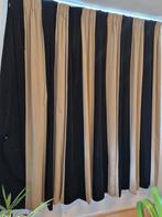Zware kwaliteit Velours Gordijnen, Huis en Inrichting, Ophalen, Gebruikt, Beige, 200 cm of meer