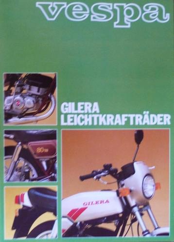 Folder VESPA GILERA 80 TG2/ 80TG3 1982 beschikbaar voor biedingen